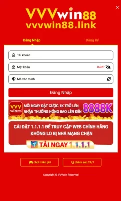 Đăng Ký Tài Khoản VVVWIN88